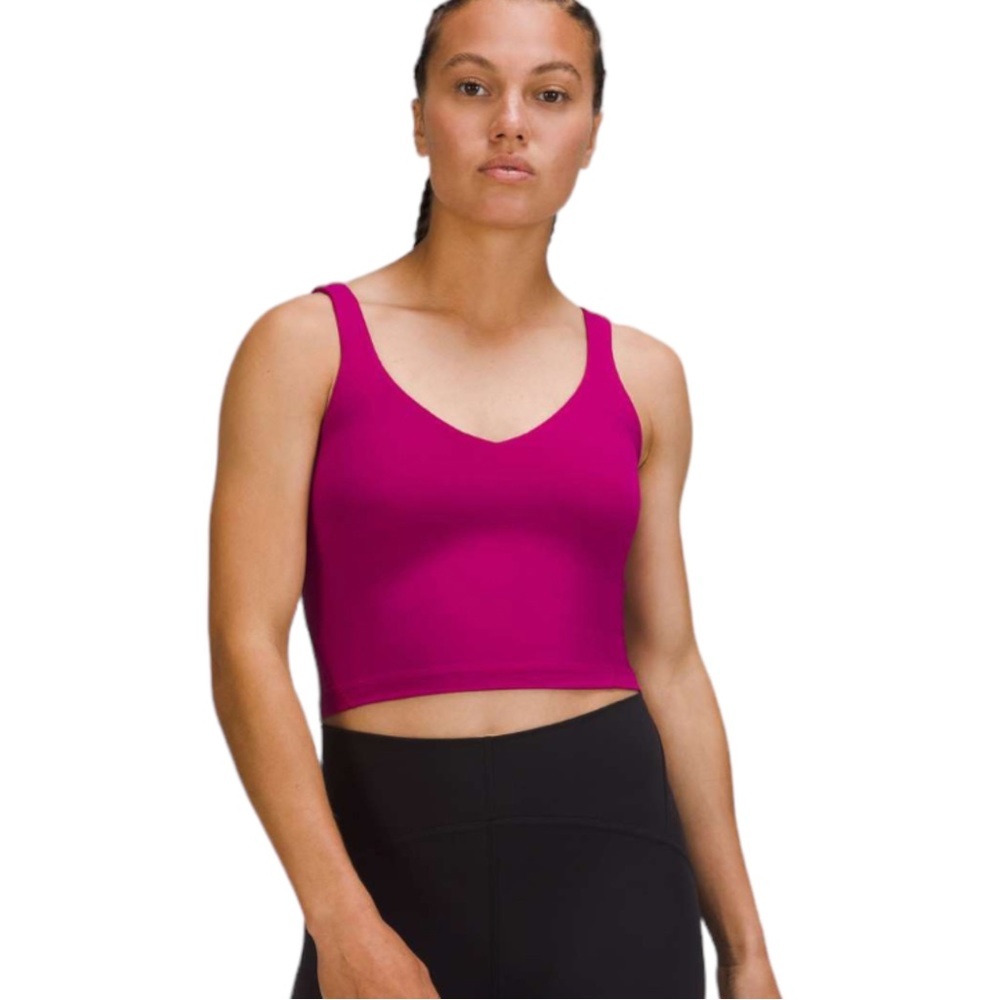 NEW Lululemon Cropped Align Tank Top Magenta Purple